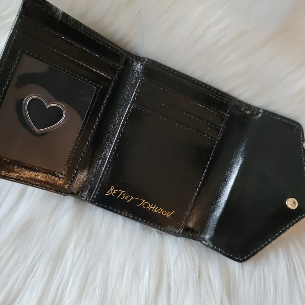 Betsey Johnson Trifold Flap Wallet